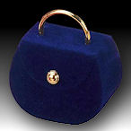cute purse ring box, pink,green,black,red and blue
