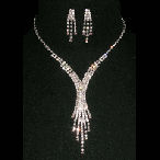Very fine Twist and dangle necklace set just wow