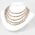 Beautiful Genuine pearl 4.5-5.0mm pearls 450.00ct and this is a 100 inch necklace