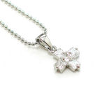 European design delicate just under 1 inch of AAA CZ's with ball chain