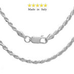 Made in Italy 20 inch sterling silver necklace