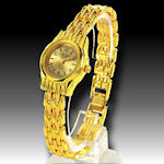 Marco Max Designer  gold and ever so dainty,  enticing watch 5 year warranty $50