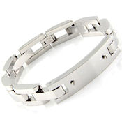8277 $55 316 Stainless steel ID Bracelet, 8.5 long, 11mm wide ID Section 5mmm thick